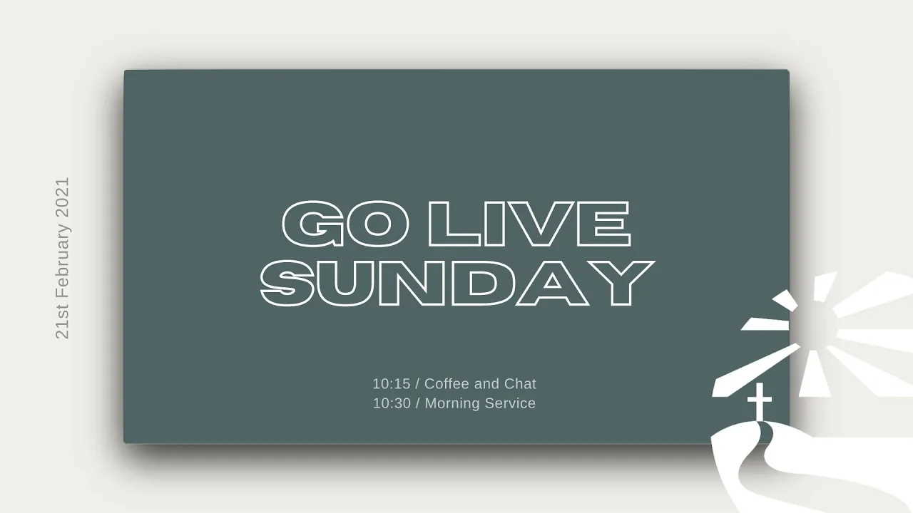 GO LIVE Sunday - Simplicity,  Community