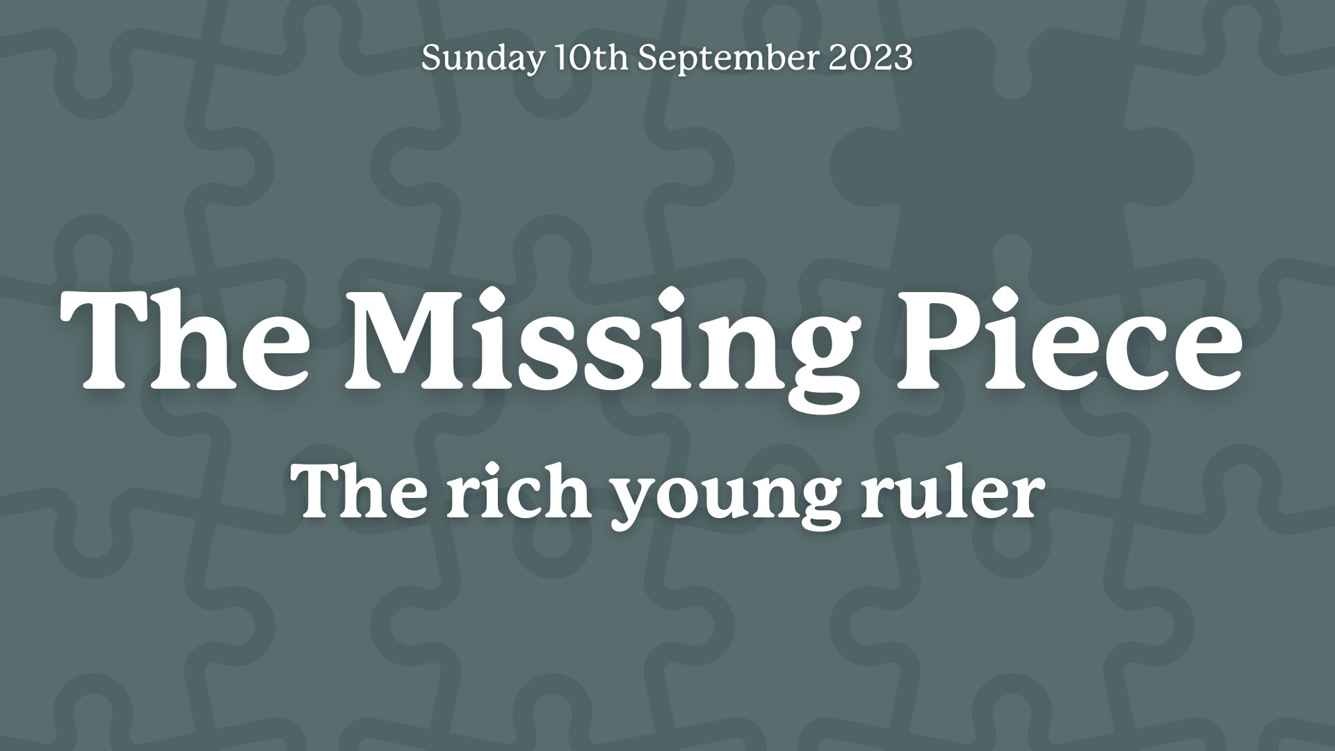Sunday Service - The Missing Piece